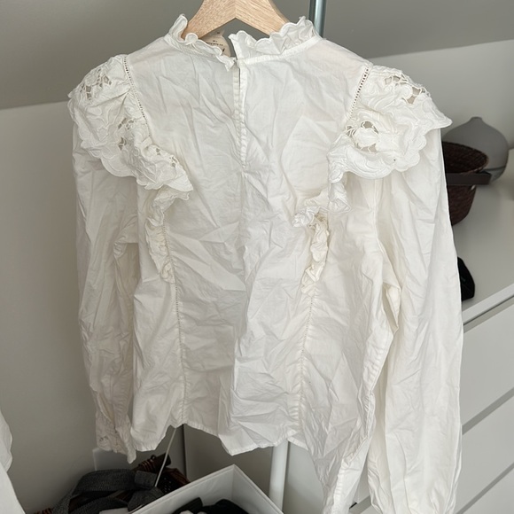 Sezane ruffled blouse - Picture 3 of 3